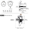 Inverted Chastity Cage with Dildo and Silicone Urethral Tube — product image 17