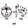 Hollow Chastity Cage – S / M / L / XL — product image 7