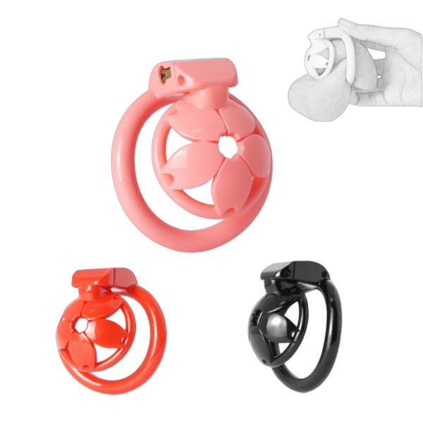Small 3D Printed Sakura Chastity Cage — product image 1