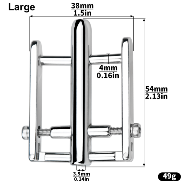 Double-Sided PA Lock Piercing Clamp – Painless Prince Albert Hole Puncher — product image 13