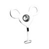 Minimalist Inverted Chastity Cage with Adjustable Nylon Belt — product image 10