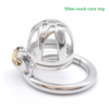 Small Hollowed Metal Chastity Cage with Urine Hole — product image 6