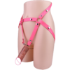 Micro Inverted Chastity Cage Belt with Realistic Silicone Dildo — product image 3