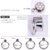 Flat Compact Chastity Cage with Ventilation Holes and Metal Catheter — product image 6