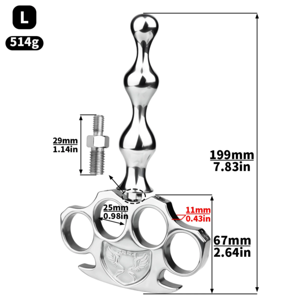 Stainless Steel Detachable Five-Finger Butt Plug – Unisex Prostate & G-Spot Stimulator — image 5 Stainless Steel Detachable Five-Finger Butt Plug – Unisex Prostate & G-Spot Stimulator — product image 5
