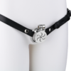Flat Metal Chastity Cage with Strap and Catheter — product image 17