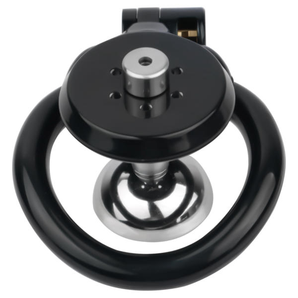 Lightweight Chastity Cage with Removable Inverted Plug and 4 Base Rings — product image 14