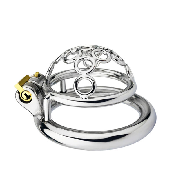 Small Compact Metal Chastity Cage — product image 6