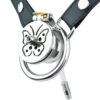 Butterfly Inverted Chastity Cage with PU Belt and Silicone Catheter — product image 7