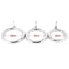 Spiked Chastity Cage – Metal Flat Cock Ring — product image 3