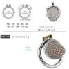 Soft Micro Metal Chastity Cage Hollow Mesh Penis Sleeve – 40mm — image 7 Soft Micro Metal Chastity Cage Hollow Mesh Penis Sleeve – 40mm — product image 7