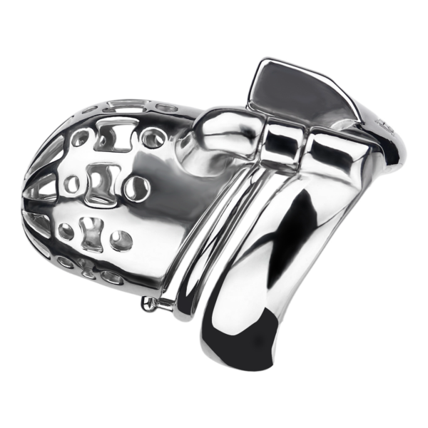 Men’s Stainless Steel PA Locking Chastity Cage — product image 14
