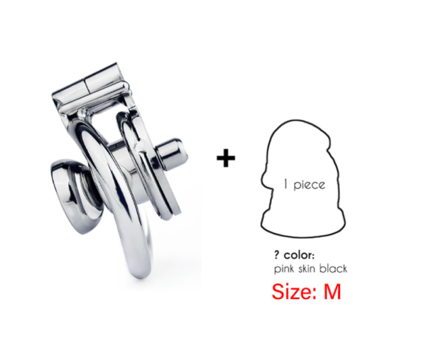 Inverted Chastity Cage With Removable Dildo — product image 7