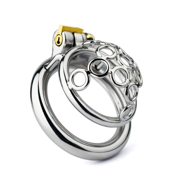 Small Compact Metal Chastity Cage — product image 4