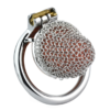 Soft Micro Metal Chastity Cage Hollow Mesh Penis Sleeve – 40mm — image 3 Soft Micro Metal Chastity Cage Hollow Mesh Penis Sleeve – 40mm — product image 3