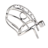 Stainless Steel PA Chastity Cage with Adjustable Strap — product image 12