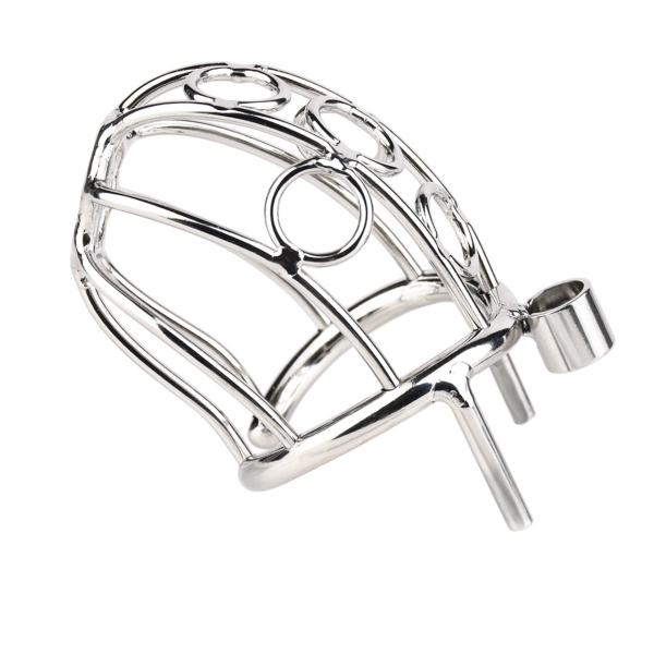 Stainless Steel PA Chastity Cage with Adjustable Strap — product image 12