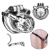 Men’s Stainless Steel PA Locking Chastity Cage — product image 1