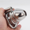 Metal Small Penis Chastity Cage with PU Strap — product image 2