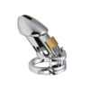 Matte Stainless Steel Chastity Cage – Long / Short Cage — product image 9
