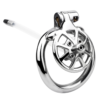 Versatile Flat Chastity Cage with Removable Spikes and Silicone / Metal Catheter — product image 11
