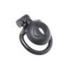 Black Mamba Chastity Cage with Urethral Hole and 4 Penis Rings — product image 4