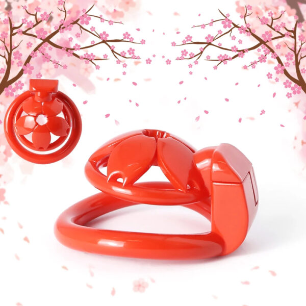Small 3D Printed Sakura Chastity Cage — product image 25