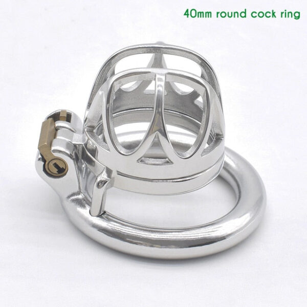 The Snake Eye Stainless Steel Chastity Cage — product image 9
