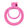 Lockable Resin Cock Ring Chastity Cage – Blue / Black / Pink / White — product image 18