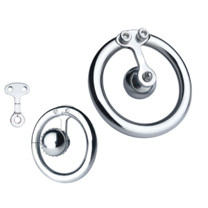 Inverted Chastity Cage with Stainless Steel Ball and Silicone Urethral Catheter — image 1 Inverted Chastity Cage with Stainless Steel Ball and Silicone Urethral Catheter — product image 1