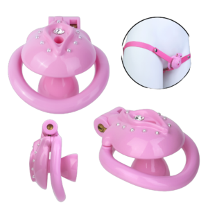 Pink Sissy Inverted Chastity Cage — image 1 Pink Sissy Inverted Chastity Cage — product image 1