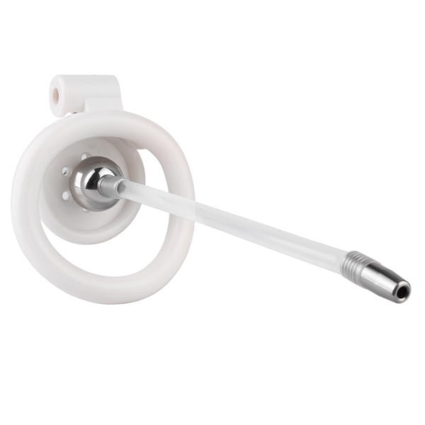 Mini Inverted Chastity Cage – Removable Steel Ball Plug with Flexible Catheter — product image 21