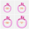 Pink Sissy Inverted Chastity Cage — image 3 Pink Sissy Inverted Chastity Cage — product image 3