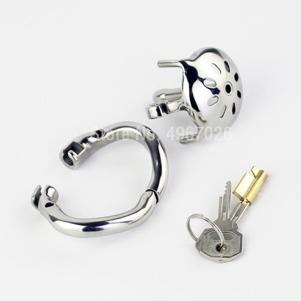 Inverted Chastity Cage Metal Urethral Catheter — product image 8