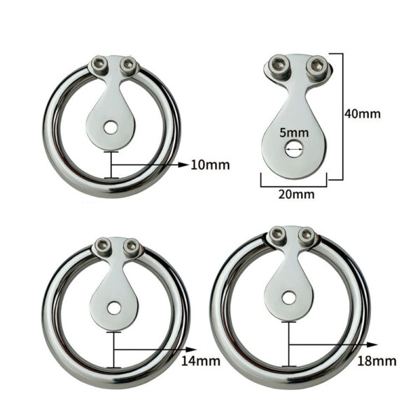 Multi-Use Micro Inverted Chastity Cage with PU Belt — product image 6