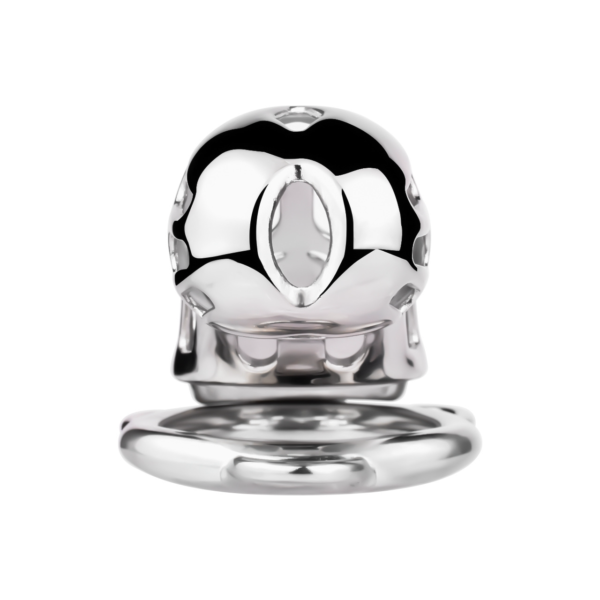 Breathable Metal Chastity Cage with Strap and Anal Plug — image 23 Breathable Metal Chastity Cage with Strap and Anal Plug — product image 23