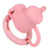 Silicone Baby Bottle Chastity Cage with 4 Locking Rings — product image 26