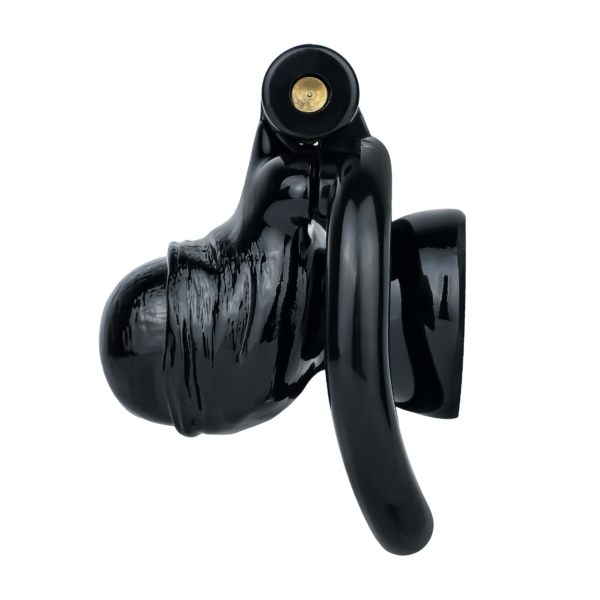 Realistic Black Inverted Chastity Cage — product image 6