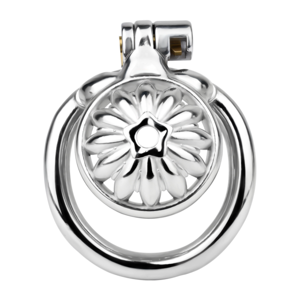 Tiny Metal Sunflower Chastity Cage — image 11 Tiny Metal Sunflower Chastity Cage — product image 11