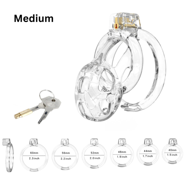 Flexible Soft Silicone Chastity Cage Set — image 13 Flexible Soft Silicone Chastity Cage Set — product image 13