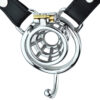 Negative Chastity Cage with Adjustable PU Strap — product image 6