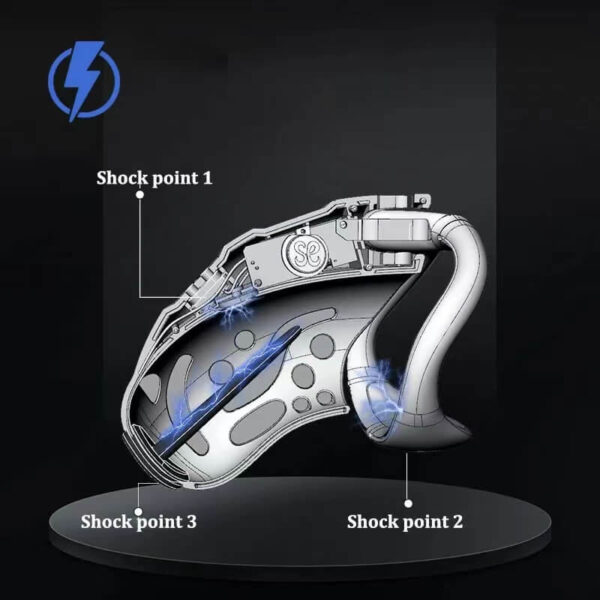 Remote Electric Shock Male Chastity Device Set — image 3 Remote Electric Shock Male Chastity Device Set — product image 3