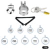 Flat Glans Chastity Lock — image 3 Flat Glans Chastity Lock — product image 3