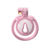 Micro Vaginal Pink Chastity Cage with Breathable Holes for Sissy with 5 Penis Rings — product image 1