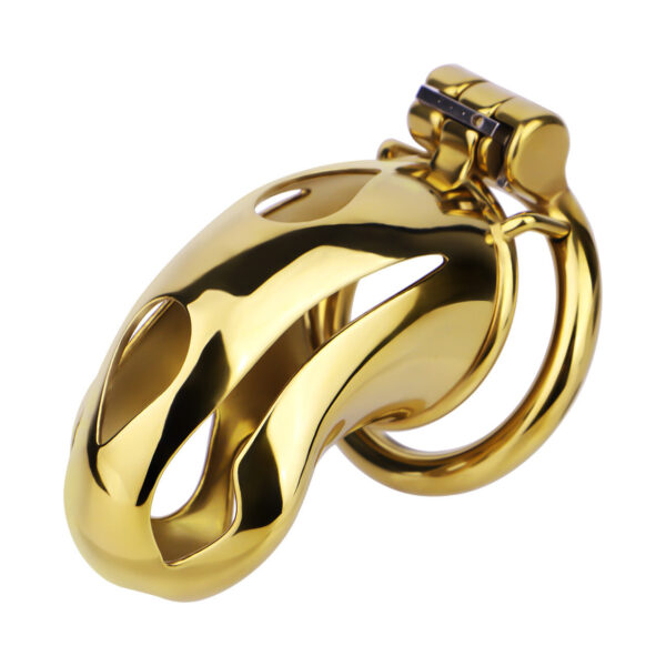 Gold Metal Classic Chastity Cage – S / M / L — product image 34