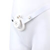 NEW Resin Flat Chastity Cage Set – White — product image 18