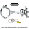 NEW Butterfly Inverted Chastity Cage with Removable Soft Catheter — product image 2