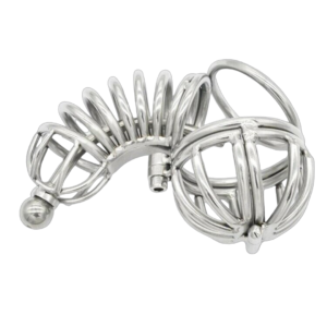 Hollow Full Covered Cock Cage with Urethral Catheter Tube — product image 1