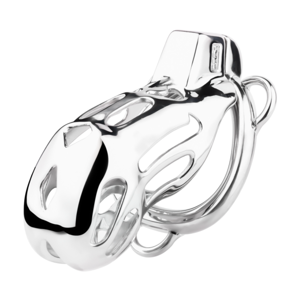 Breathable Metal Chastity Cage with Strap and Anal Plug — image 14 Breathable Metal Chastity Cage with Strap and Anal Plug — product image 14