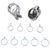 Men's Stainless Steel Glans Chastity Lock — product image 3